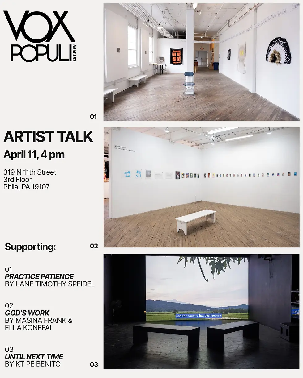 Artist Talks