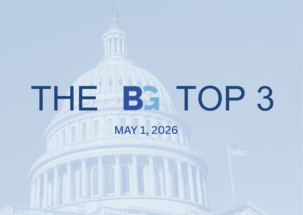 BG Week in Review: April 27th- May 1st