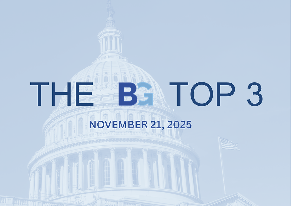 BG Week in Review: November 14th - November 21st