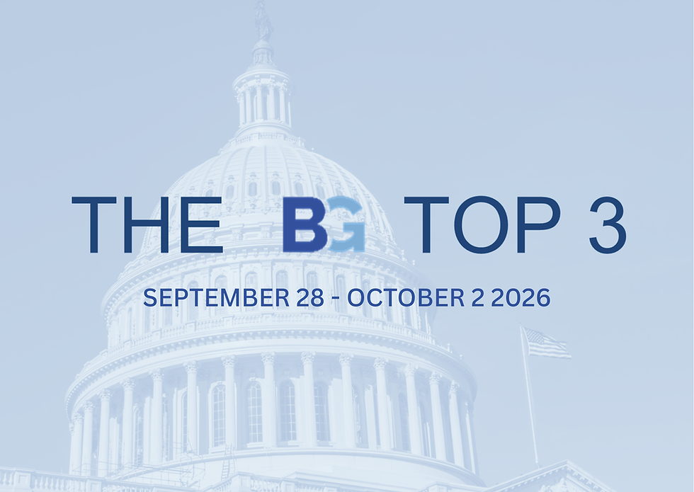 BG Week in Review: September 28th- October 2nd