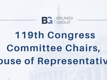 119th Congress Committee Chairs for the House of Representatives