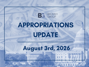 Appropriations Update | August 3rd, 2026