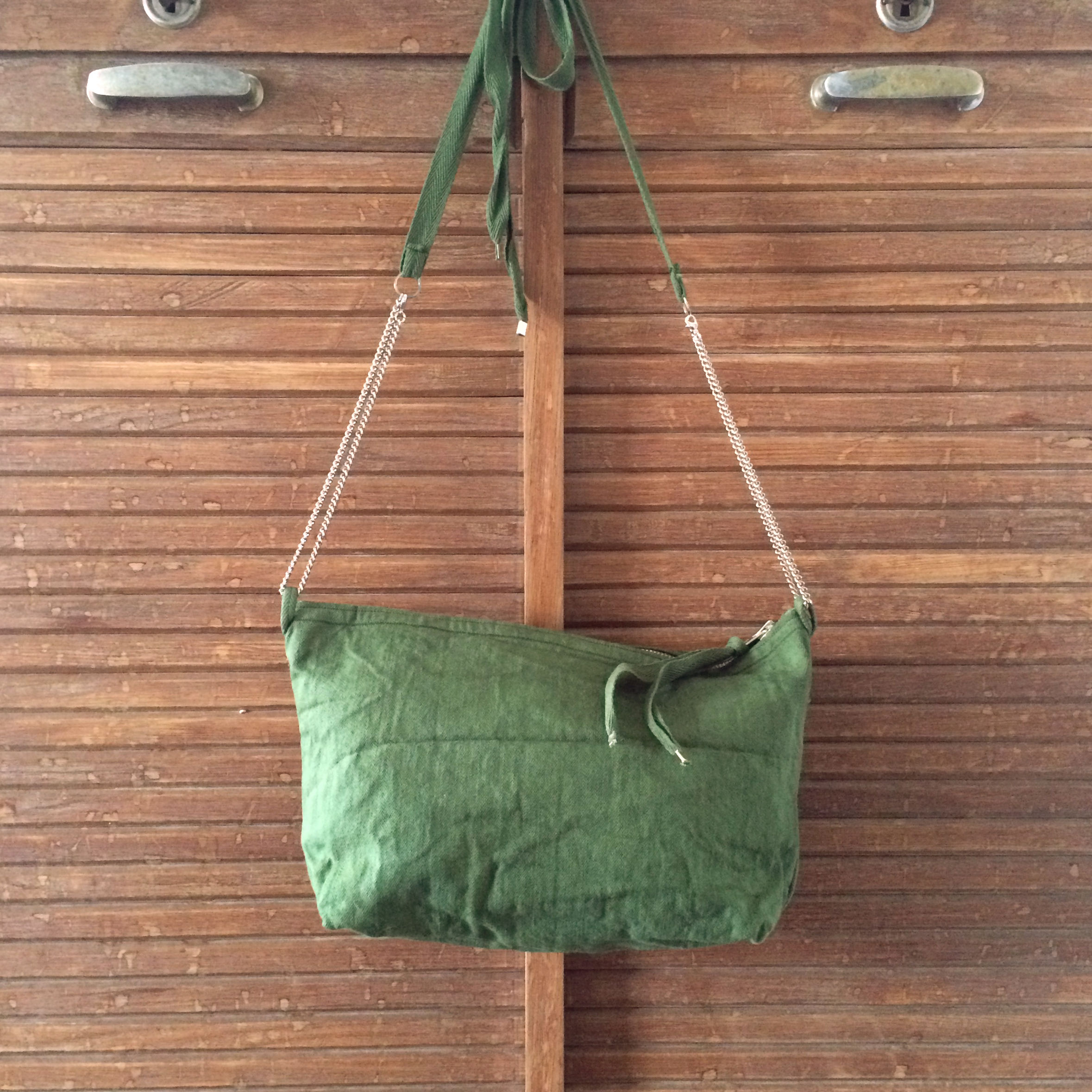 *VENDU* Mini-Sac "NAIT" VertOlive