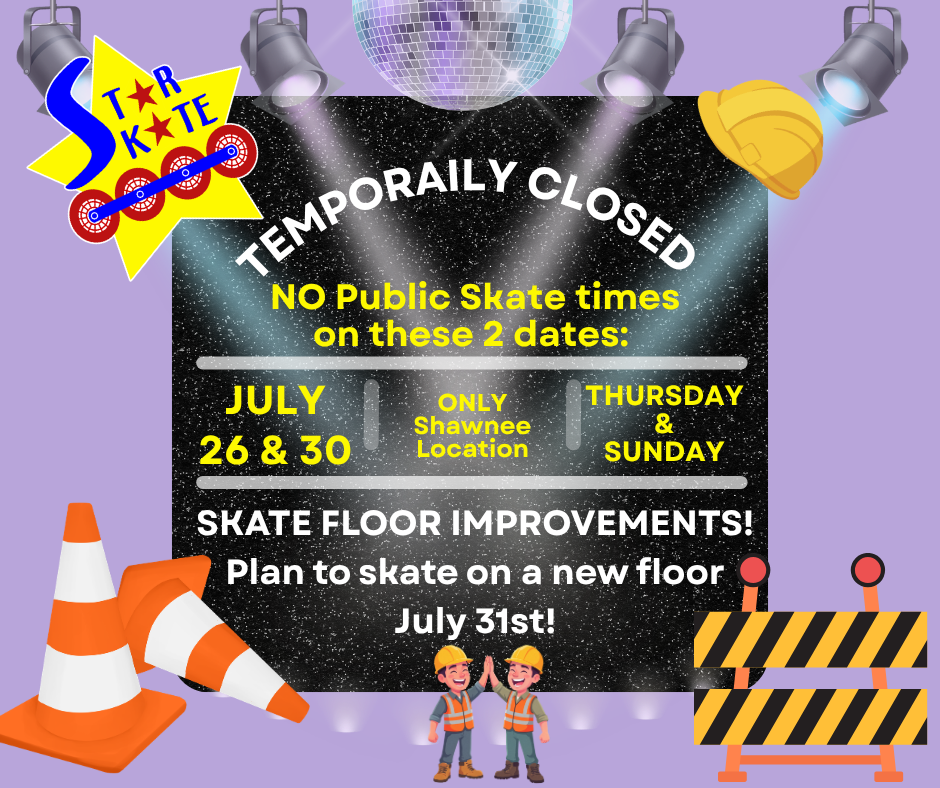 SHAWNEE CLOSED FOR IMPROVEMENTS