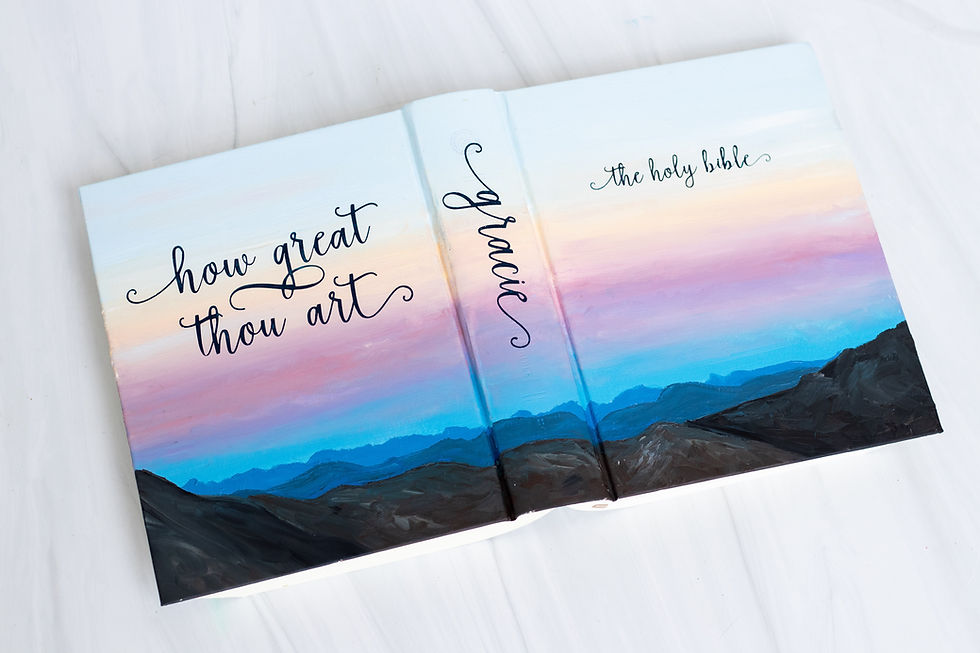 Thumbnail: Hand Painted Bible