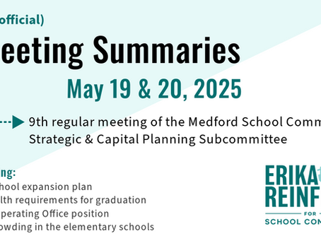 Meeting Recaps: 5/19/25 and 5/20/25