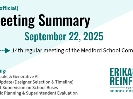 graphic listing selected agenda items