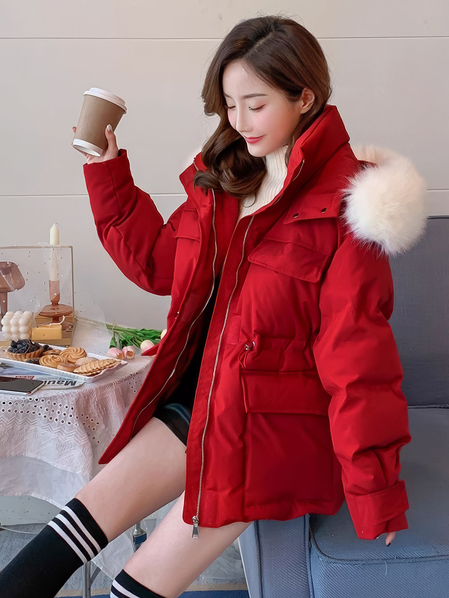 เช่าเสื้อกันหนาว หญิง รุ่น CHRISTMAS