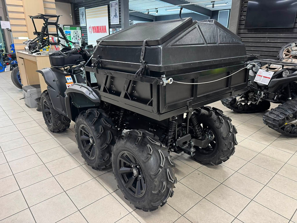 Lev klar för mässa Yamaha Grizzly 700 XTR. Med Minab kit 6x6 2026