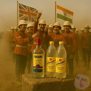 Soldiers in arms! - Finsbury gin 70cl 37,5% + 2stk Schweppes Tonic 1,25L