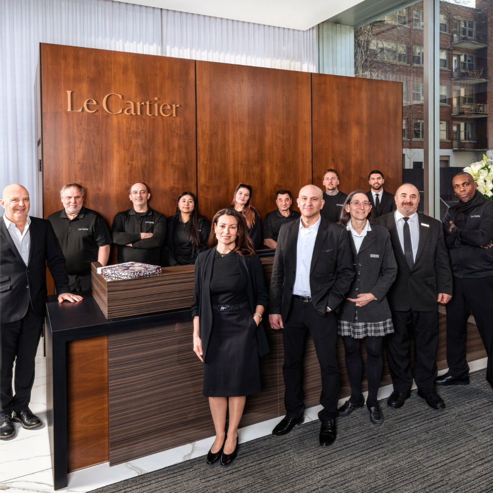 Management team at Le Cartier luxurious rental apartments.