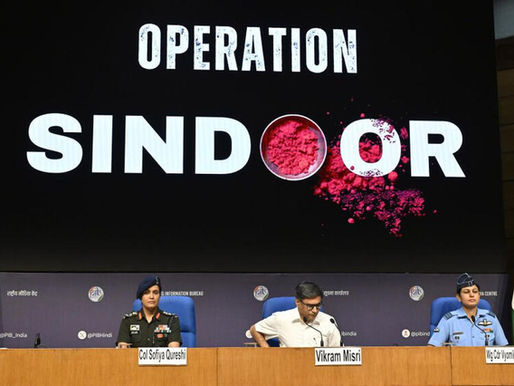 Operation Sindhu: Strategic Action Unfolds Along the Sindhu Corridor