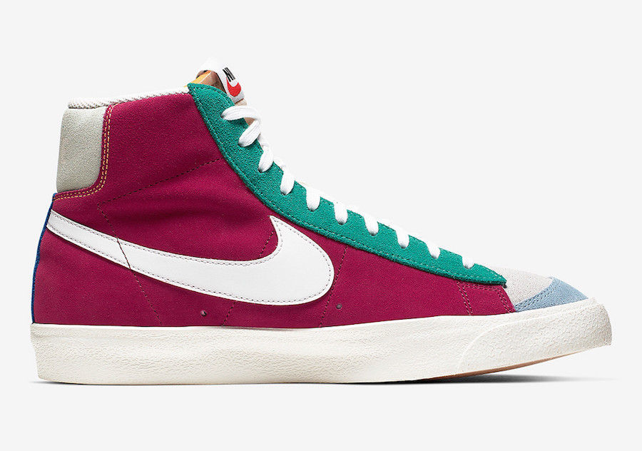 nike blazer low vintage femme cyan