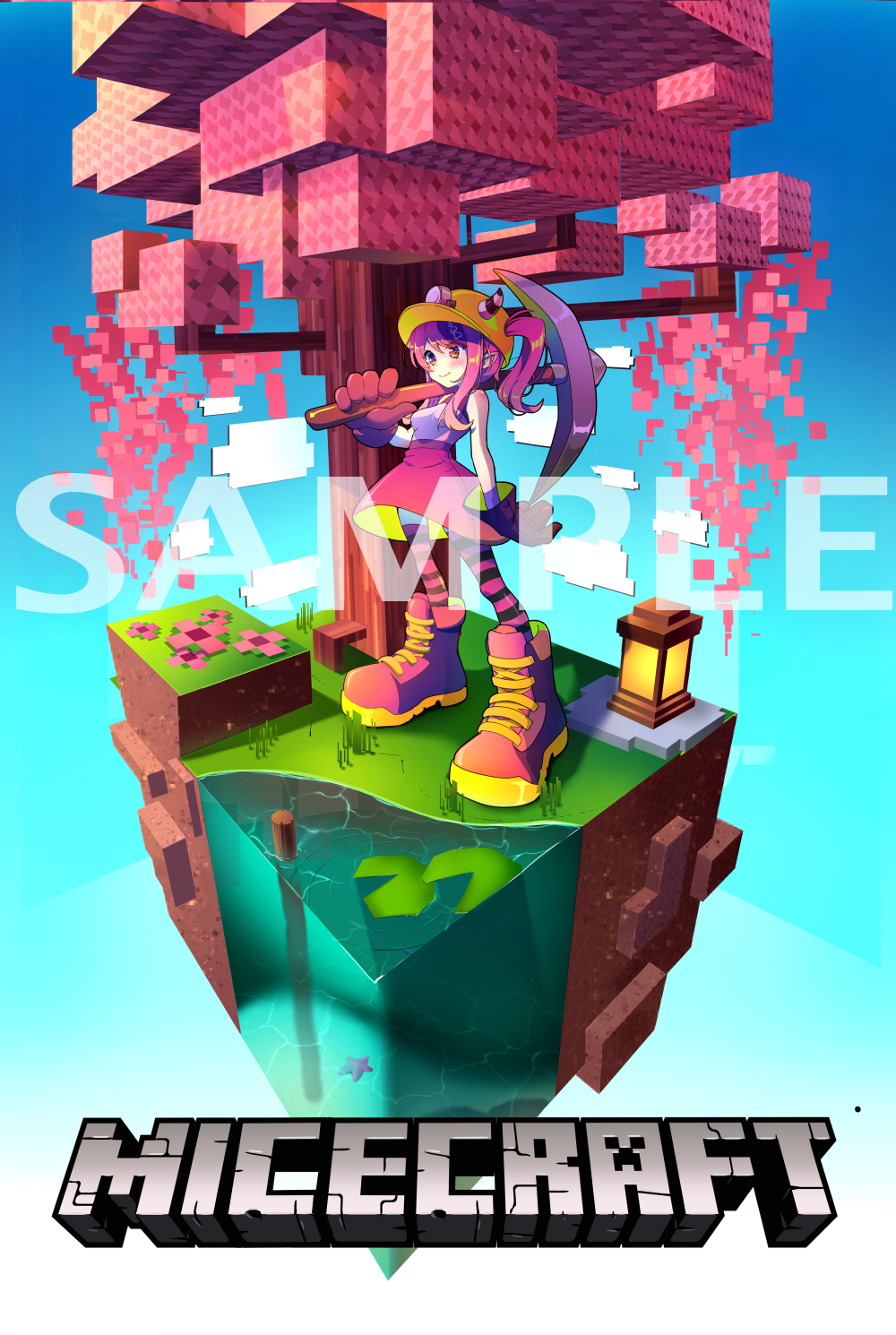 Ironmouse Minecraft Print