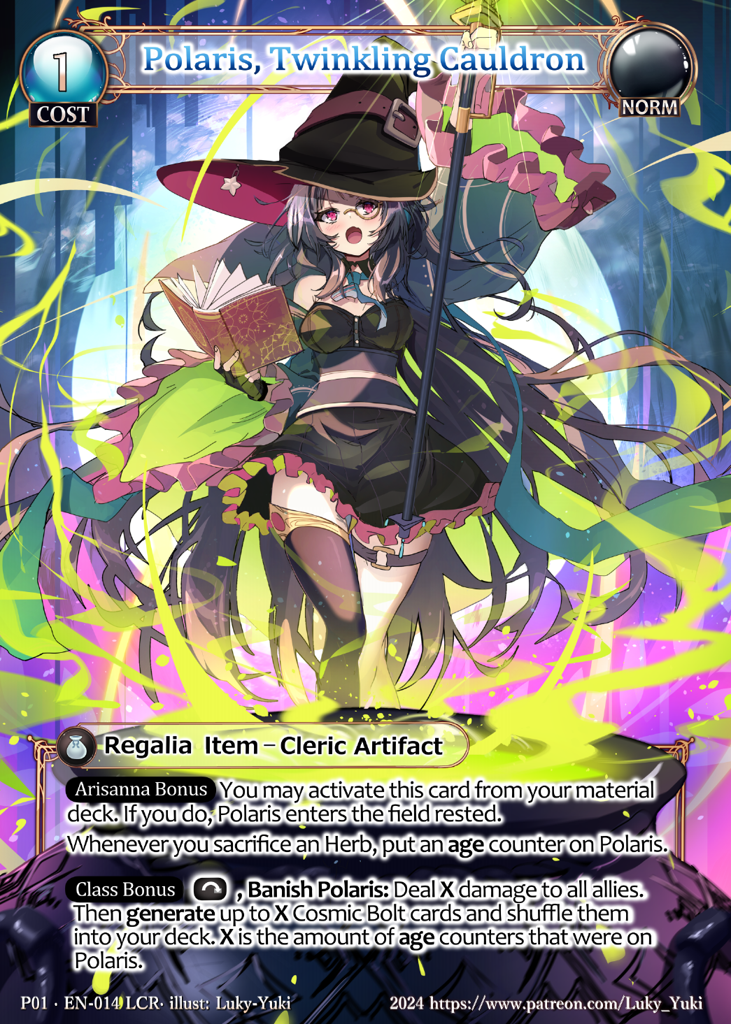 Polaris, Twinkling Cauldron (Errata)