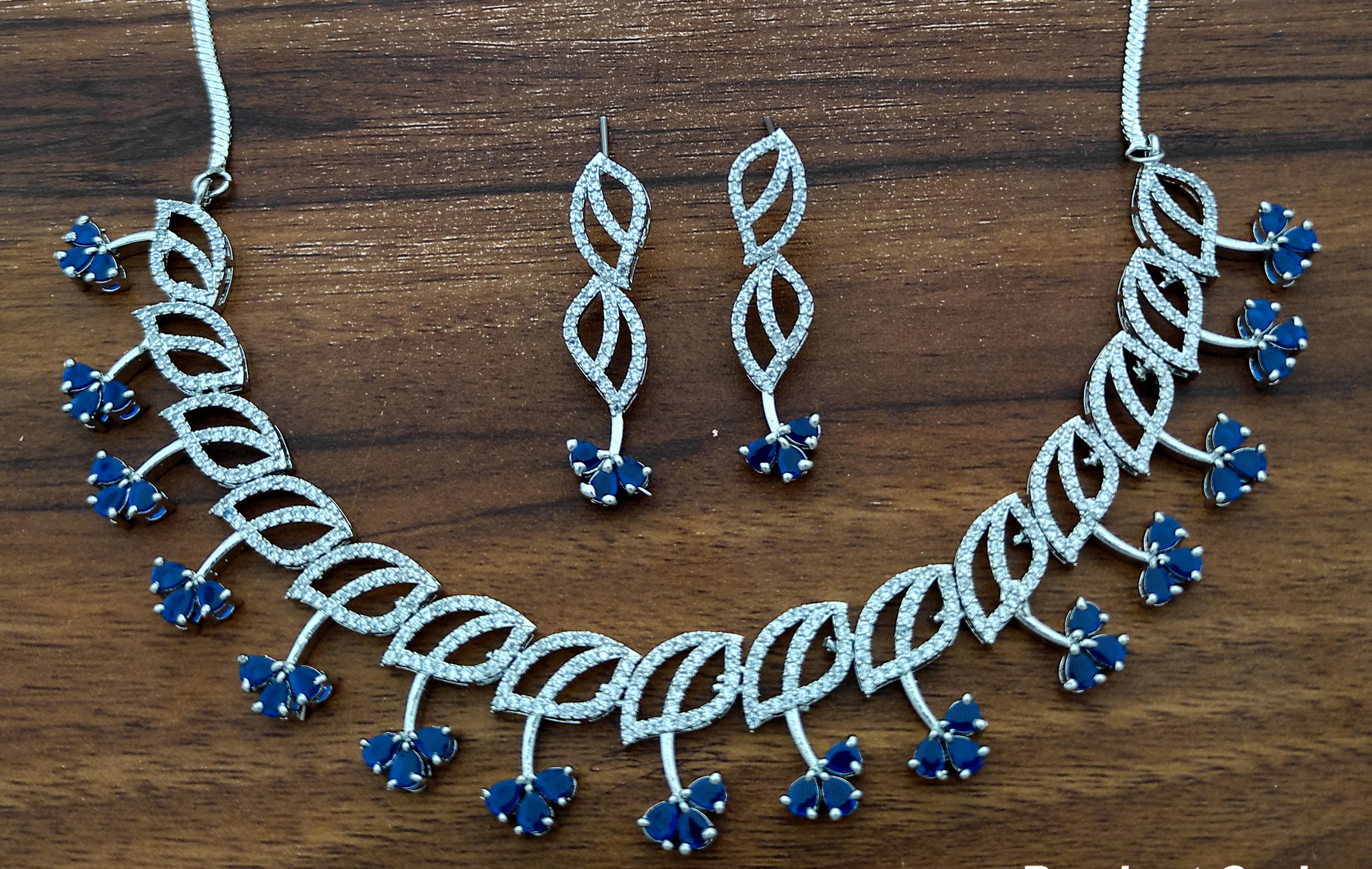 Beautiful necklace with earrings