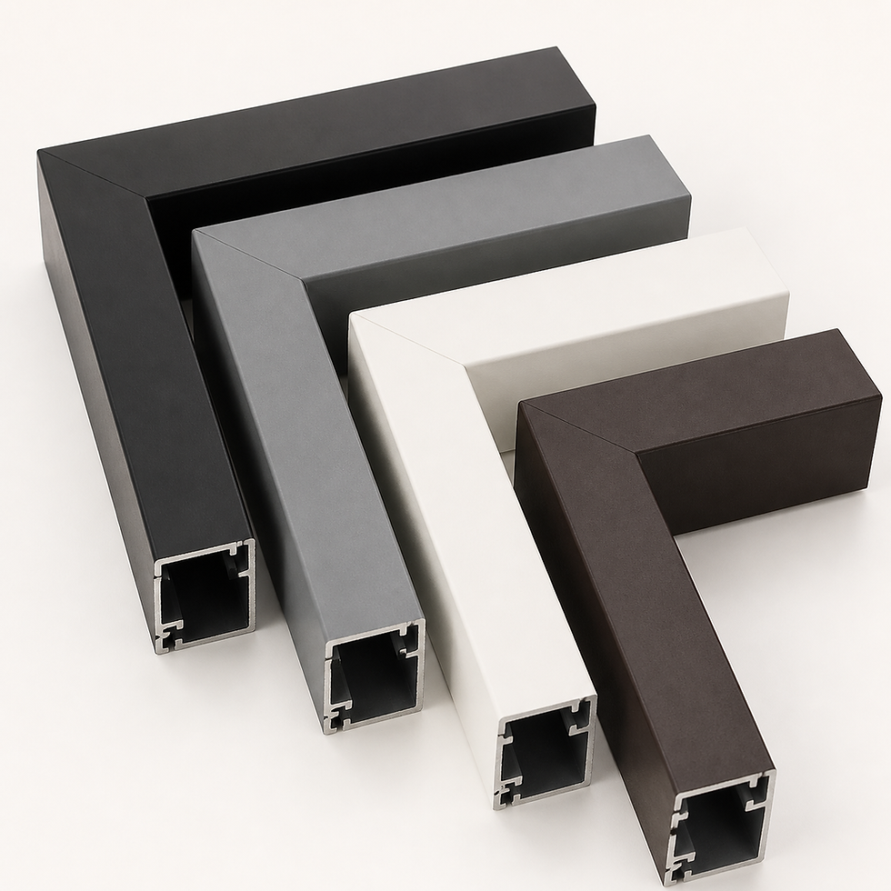 Aluminum pergolas Toronto frame color samples
