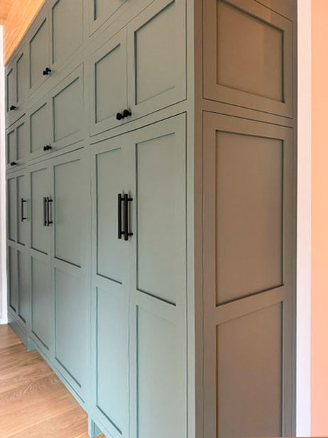 Kitchen renovation with built-in storage solutions