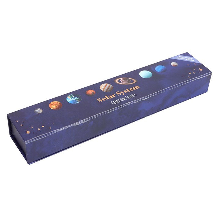 Thumbnail: Solar System Gemstone Crystal Sphere Set 