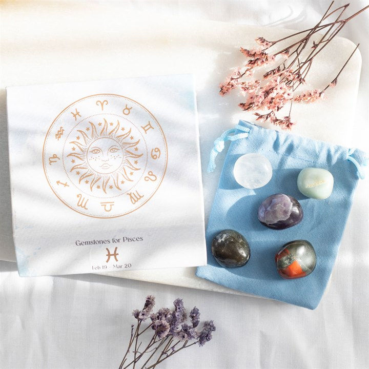 Thumbnail: Pisces Crystal Tumblestone Set