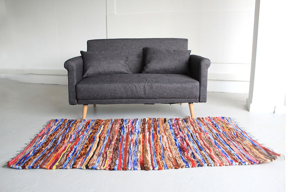 Thumbnail: Large Velvet Rug - 105x185cm