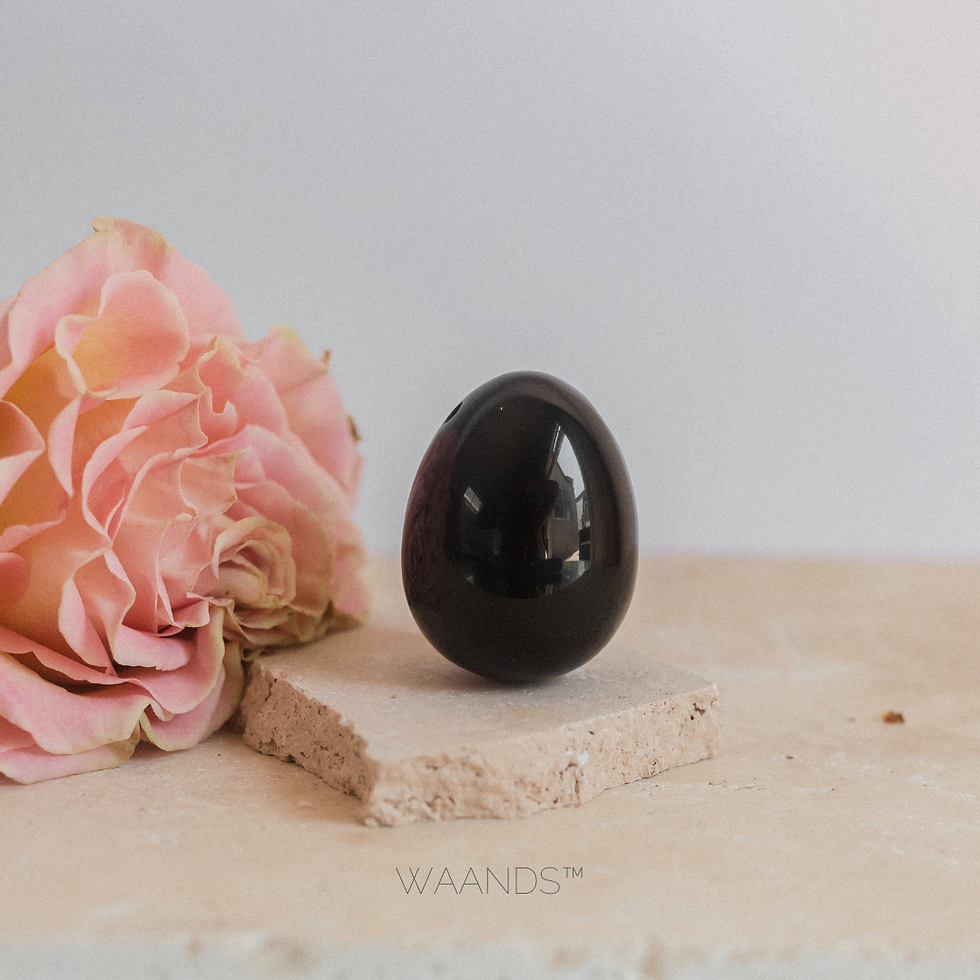 Black Obsidian Yoni Egg