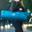 Thumbnail: Large Yoga Mat Bag with Om embroidered in Blue