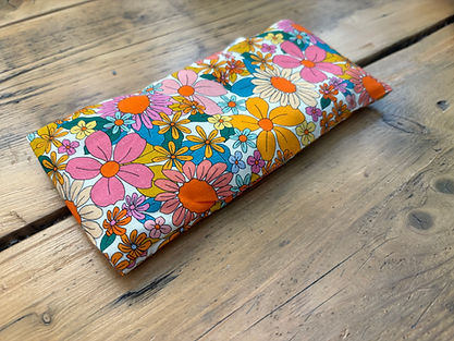 Retro Lavender and Flax Seed Gift Boxed Eye Pillow