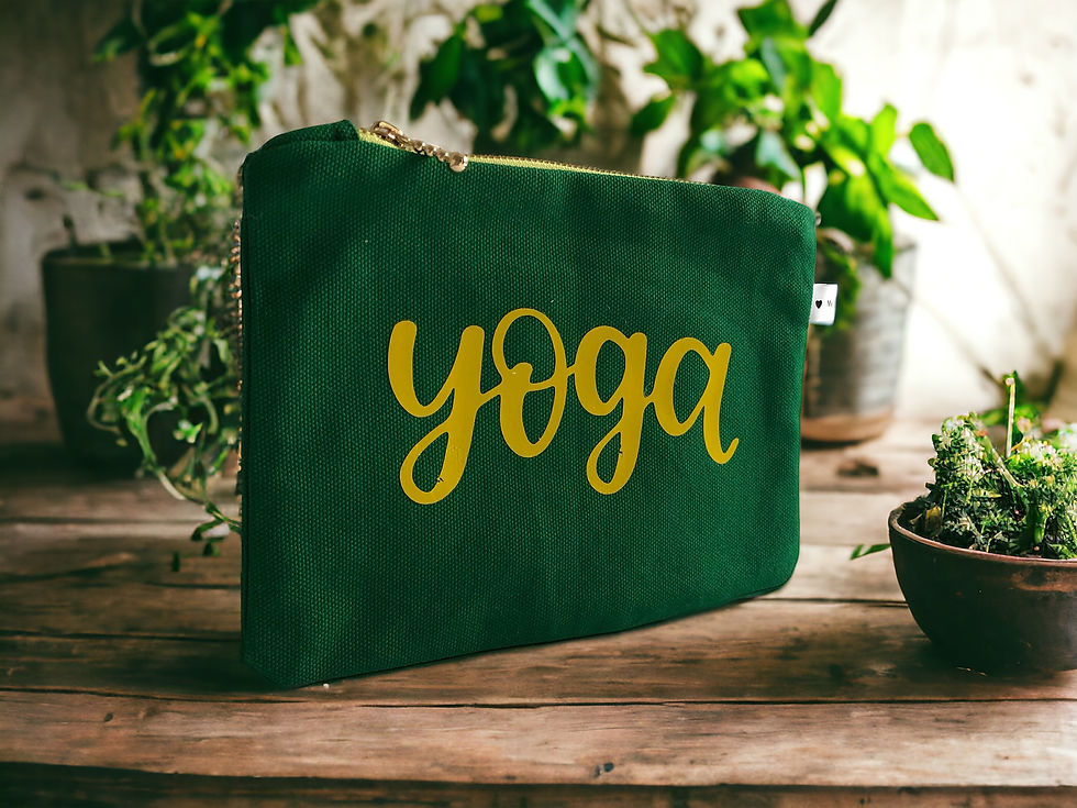 Yoga Coin Purse in Emerald Green