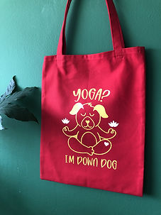 Yoga? Im down dog Yoga Tote Bag