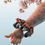Thumbnail: japanese red and blue scrunchie