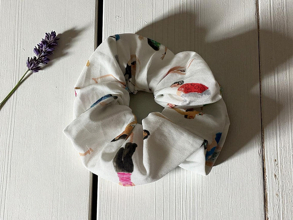 Thumbnail: japanese knot bag with eye pillow and scrunchie