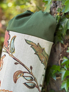 yoga mat bag over the shoulder in autumnal colours