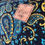 Thumbnail: Paisley Blue large yoga mat bag