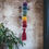 Thumbnail: pom pom chakra wall hanging