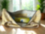 Thumbnail: Large Lemon Blossom Yoga Mat Bag, Floral Yoga Bag with Pocket