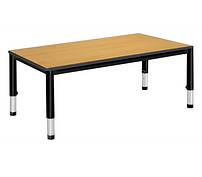HA STD Large Rect Beech Top PU Edge Char