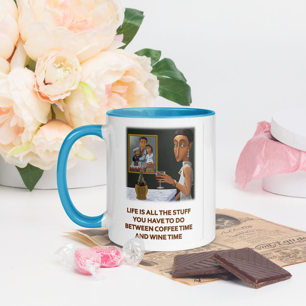 Thumbnail: Coffee Mug Colorful | Gift Mug | Coffee & Wine
