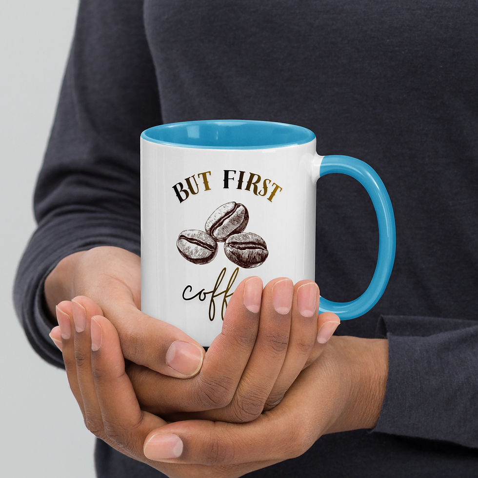 Thumbnail: Coffee Mug Colorful | Gift Mug | First Coffee
