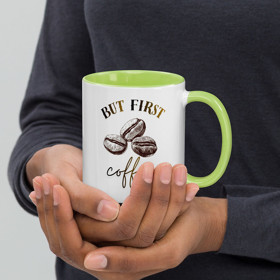 Thumbnail: Coffee Mug Colorful | Gift Mug | First Coffee