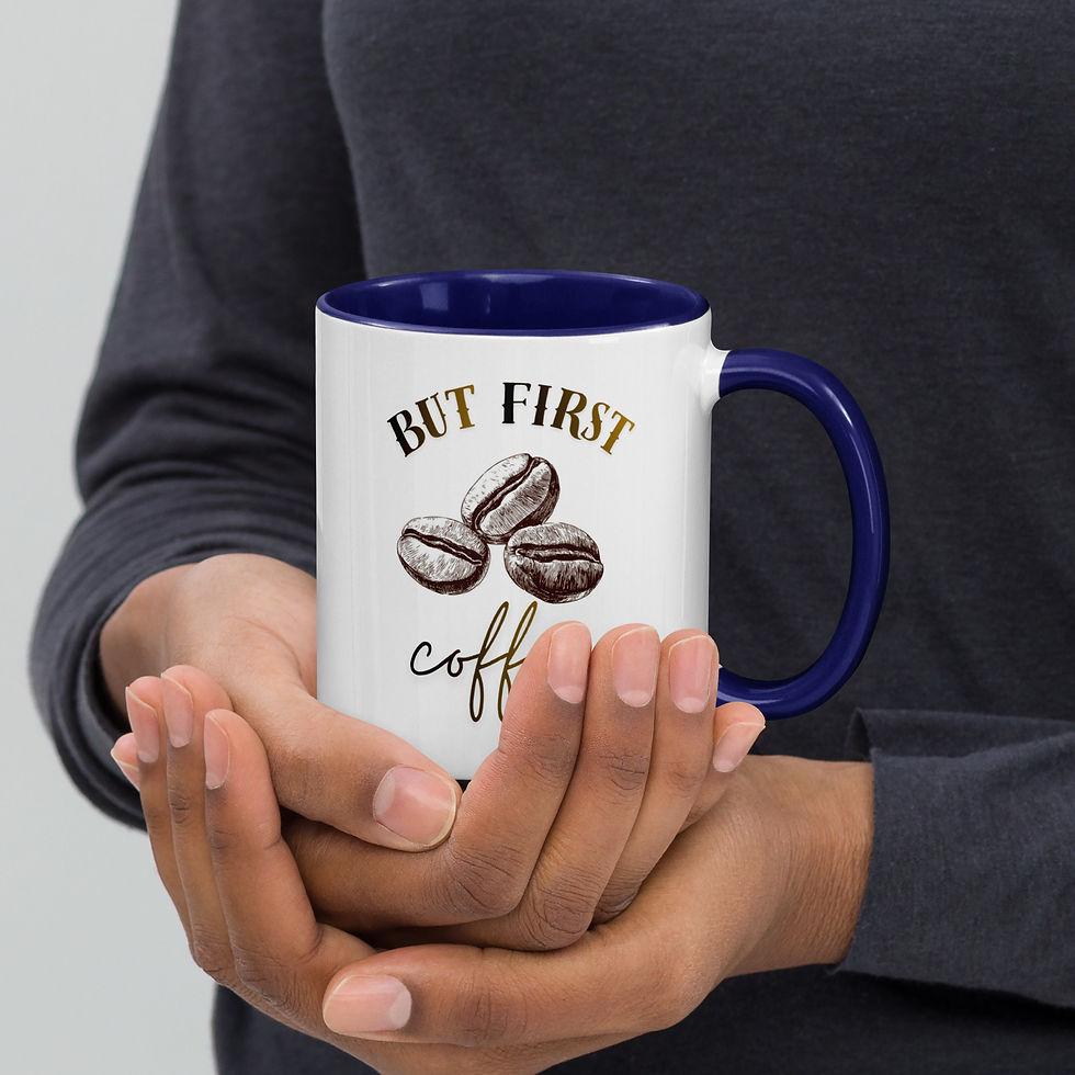 Thumbnail: Coffee Mug Colorful | Gift Mug | First Coffee