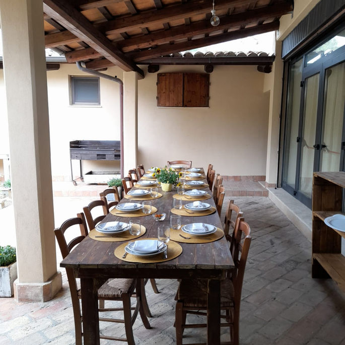 Portico at Villa Montefiore