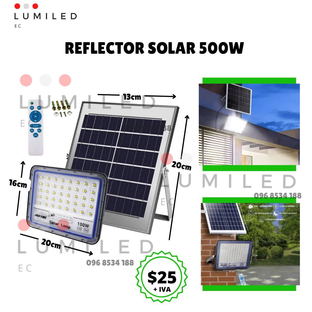 REFLECTOR SOLAR 500W