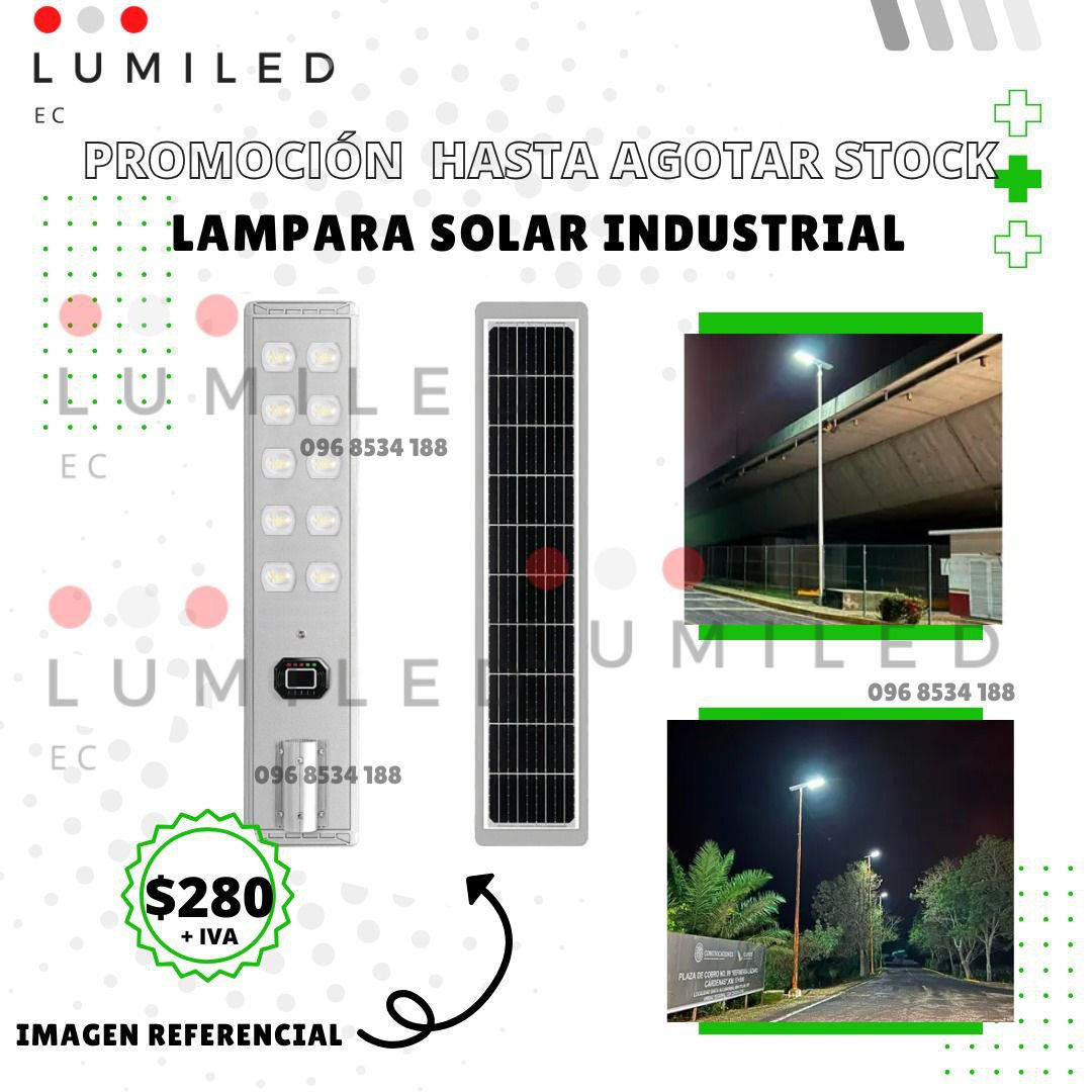 LAMPARA SOLAR INDUSTRIAL