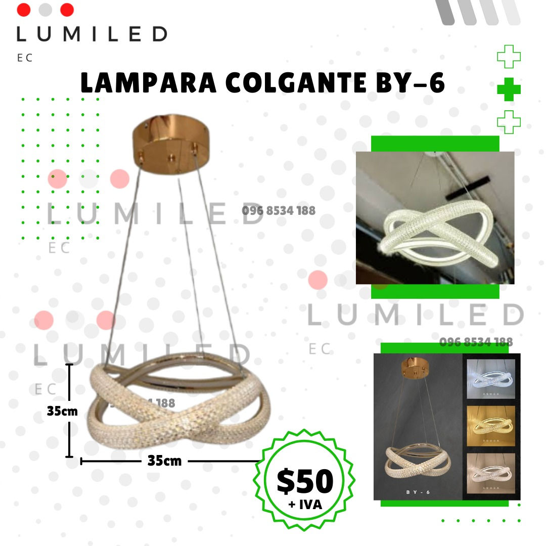 LAMPARA COLGANTE BY-6