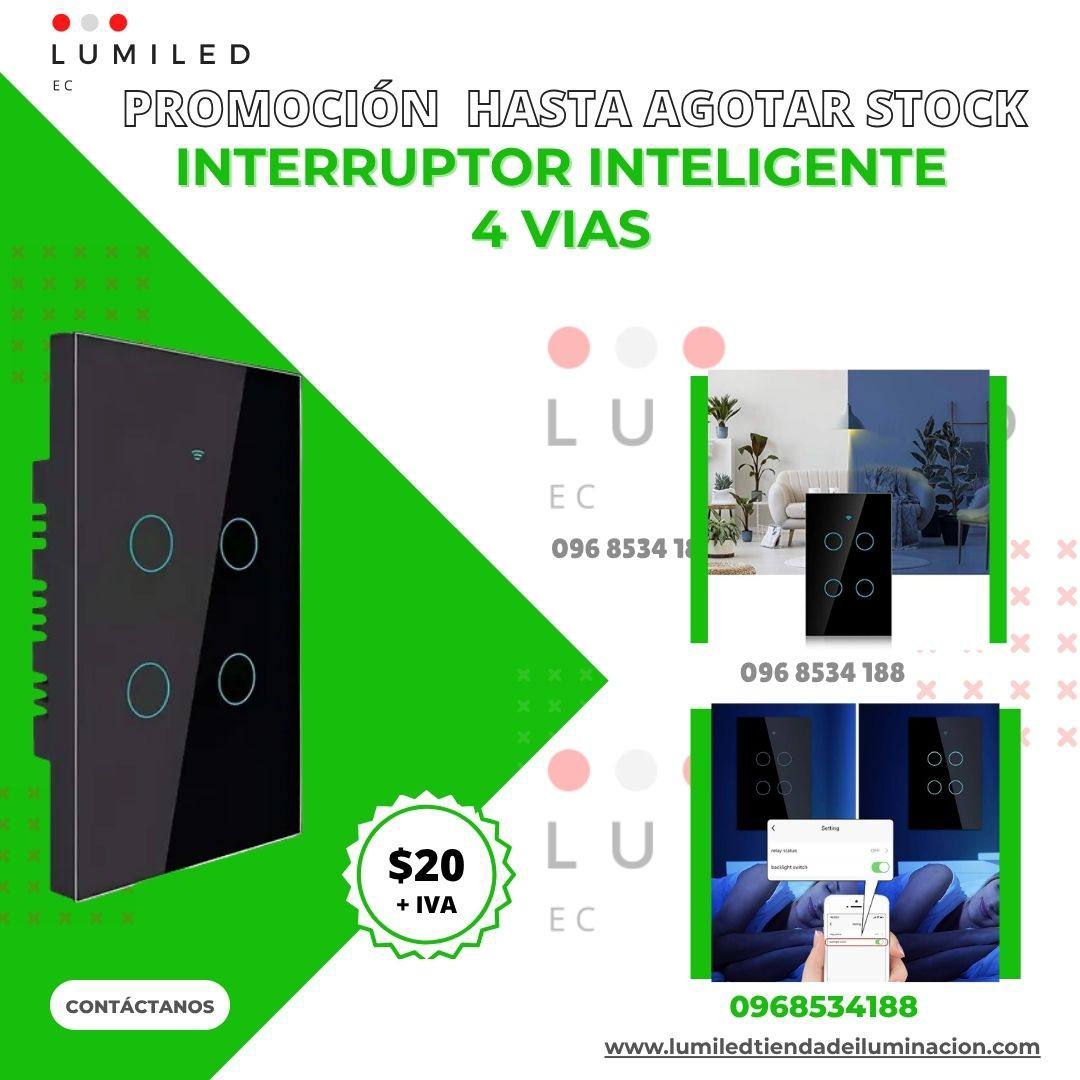 INTERRUPTORES INTELIGENTE 4 VIAS