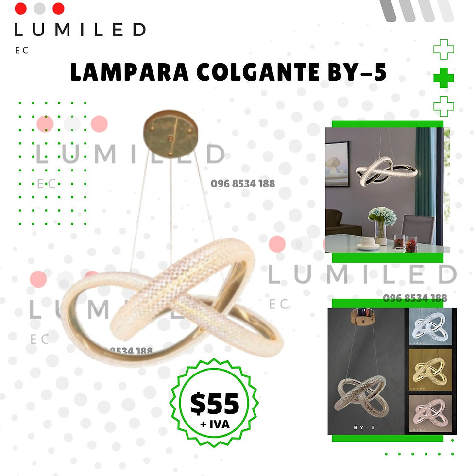 Miniatura: LAMPARA COLGANTE BY-5
