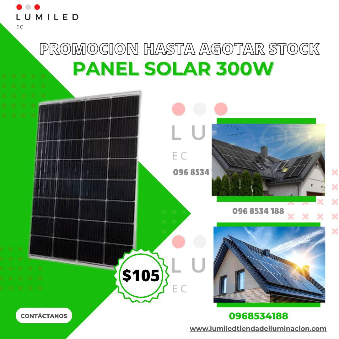 PANEL SOLAR DE 300W