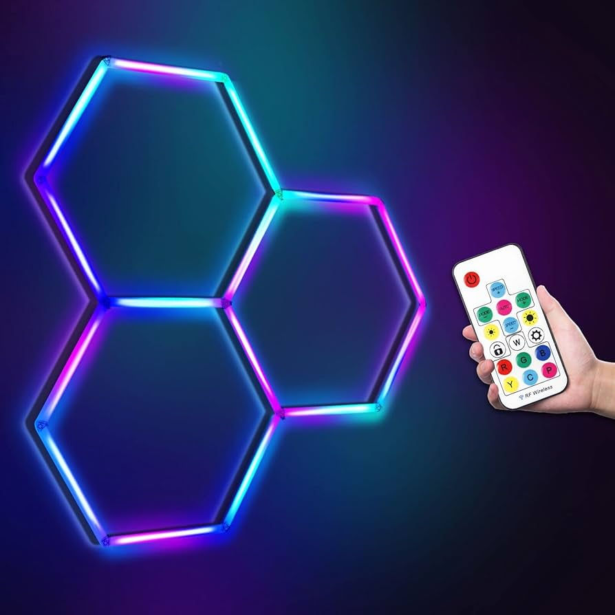 Miniatura: LÁMPARA HEXAGONAL 3 RGB 302C
