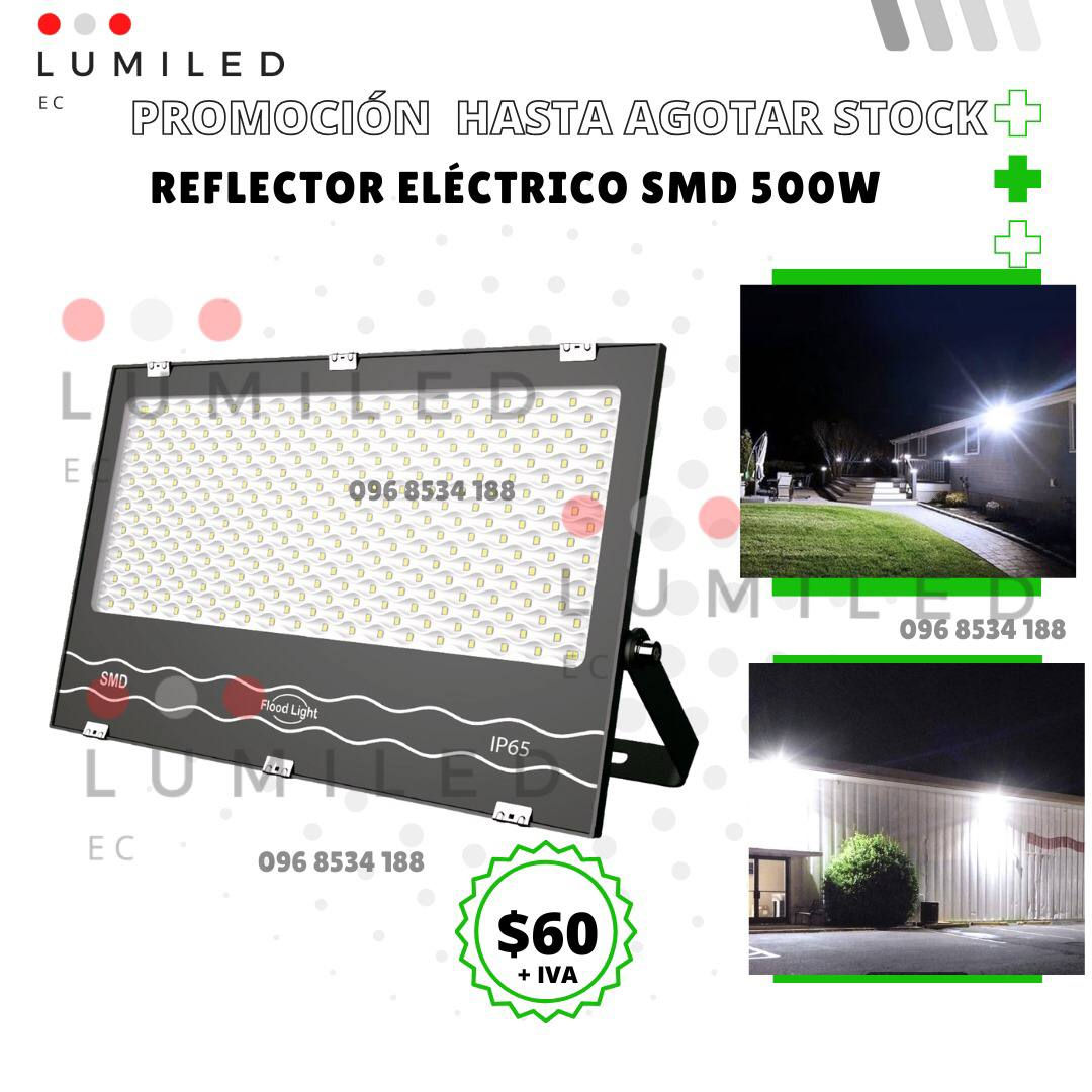 REFLECTOR ELECTRICO SMD 500W